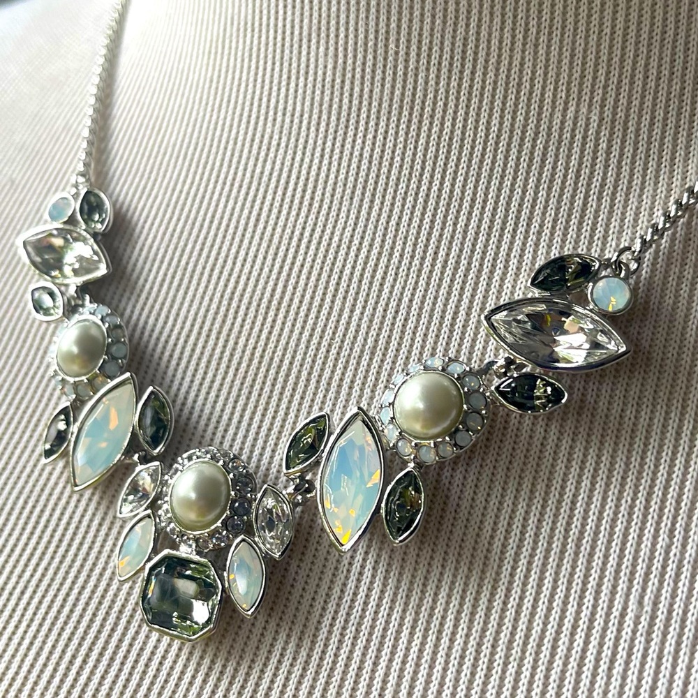 Givenchy Opal Multi Crystal Necklace - image 2